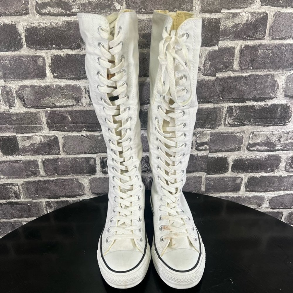 Converse Chuck Taylor Knee High White All Star - Size M5 W7